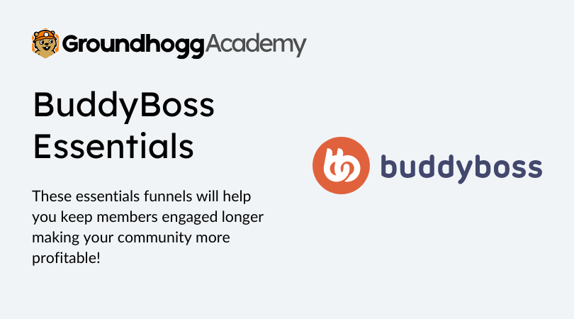 Essentials Funnels For BuddyBoss