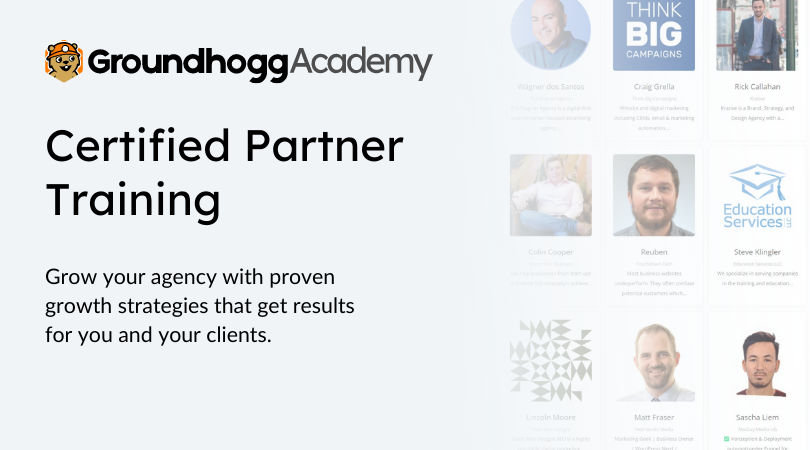 Become a Groundhogg Certified Partner