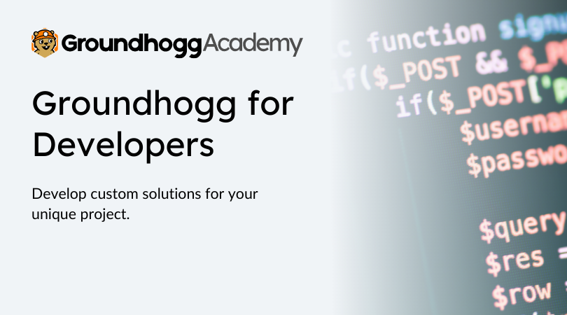 Groundhogg for Plugin Developers